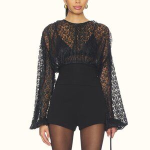 L'Academie Lace Detail Top